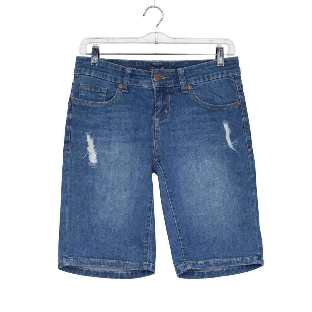 SEVEN7 Distressed Jean Bermuda Shorts Size 4
